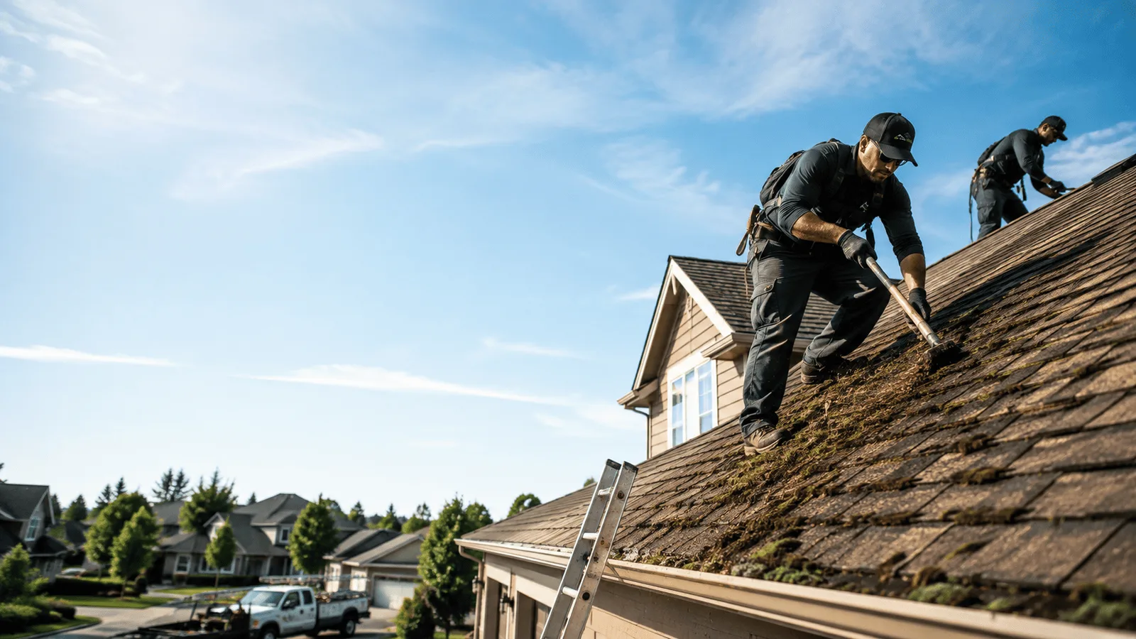 Roof Moss Removal in Mount Vernon, IA near me